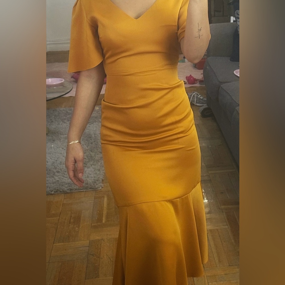 Banana Republic Mustard Yellow Dress
